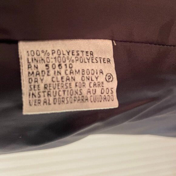 LE SUIT DARK GREY SUIT WITH JACKET AND PANTS SIZE 12 - Picture 7 of 12